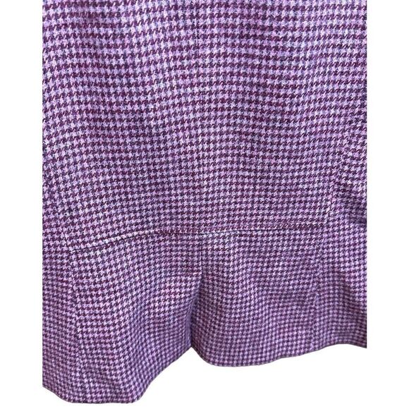 Women's Talbots Multi Color Houndstooth Blazer Riding Jacket Wool Career classic - Picture 9 of 10